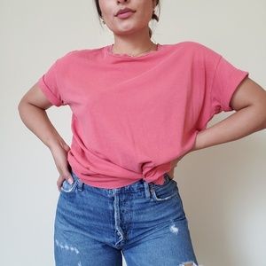 Aerie real soft distressed washed tshirt size s